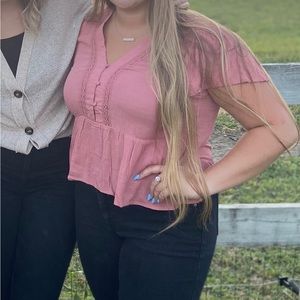 Blush top
